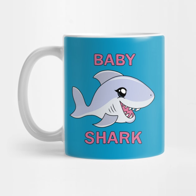 Kawaii Baby Shark by valentinahramov